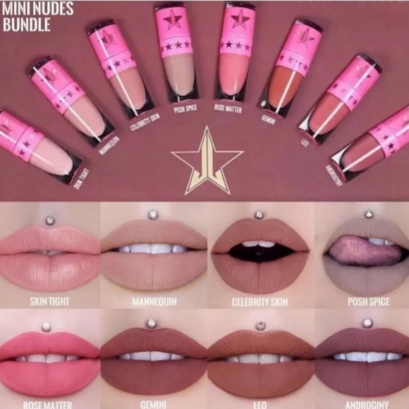 Jeffree Star Open Here For Nudes Volume 2 Mini Velour Liquid Lipsticks - Picture 4 of 4